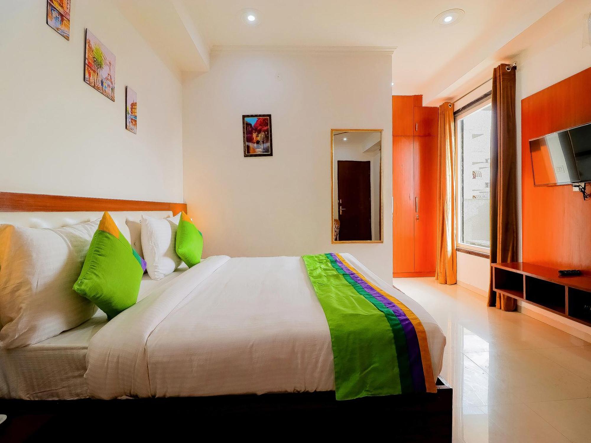 Treebo Rejoice 52 - 3Km From Huda City Metro Station Badshahpur Exterior foto